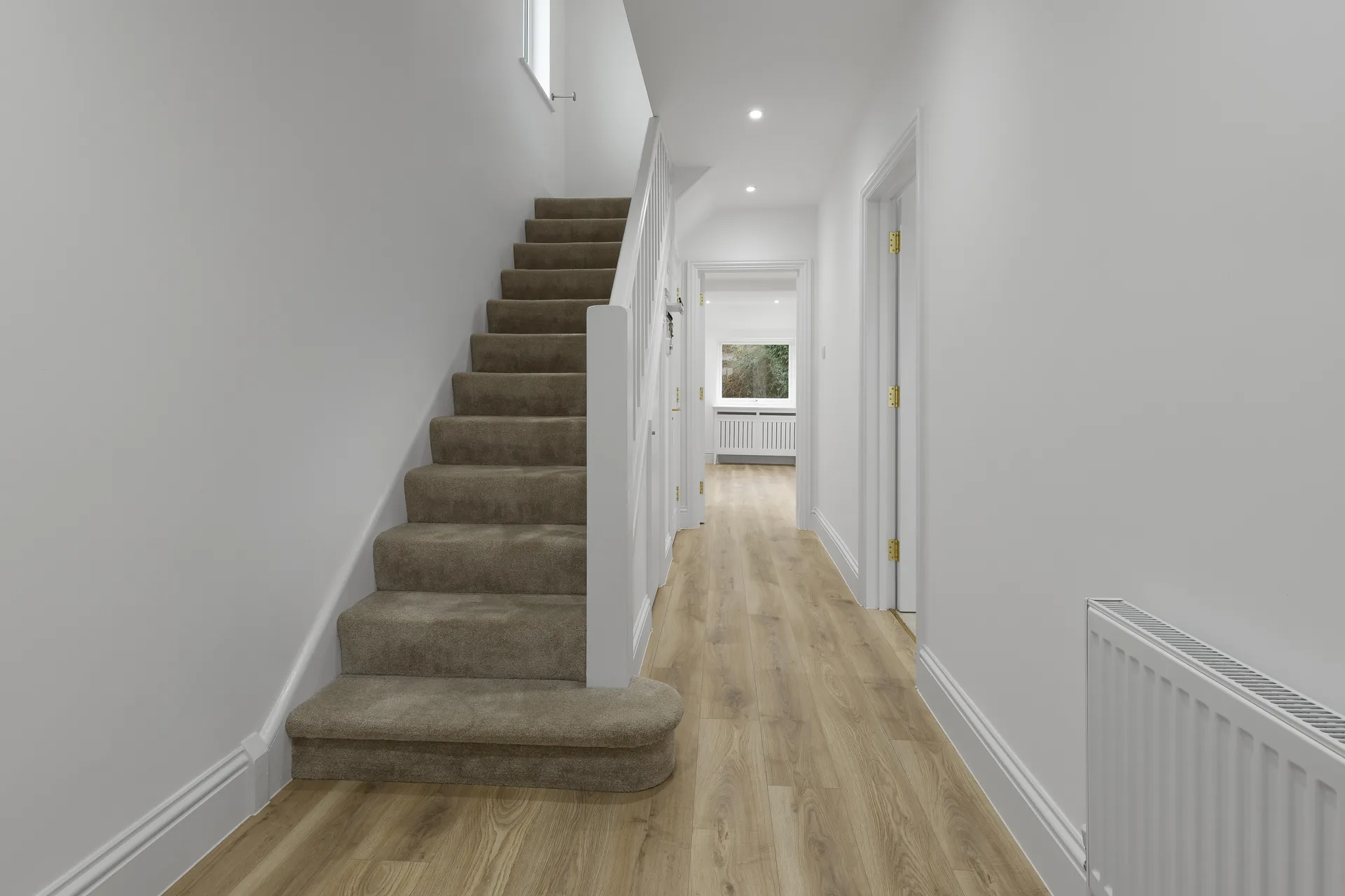 Residential Hallway Staircase Interior Photography